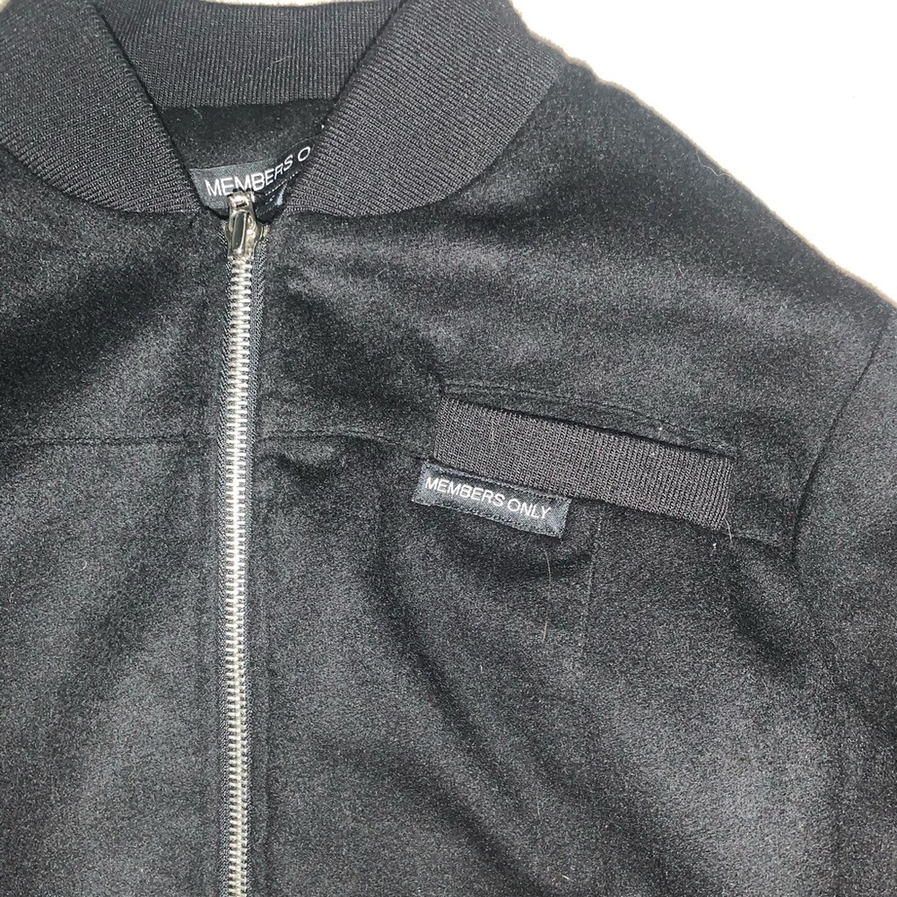 Members Only Black BoMber Jacket